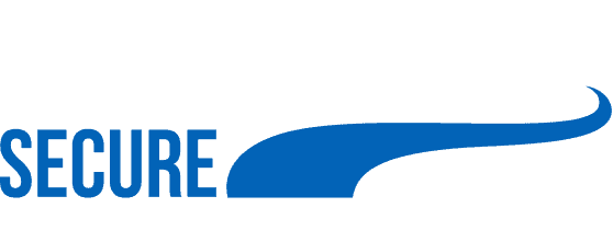 Black River Secure logo with river graphic and bold text.