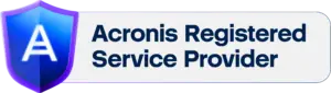 Badge For Acronis Registered Service Provider for Black River Secure